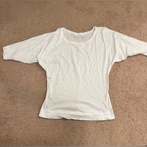 Lucky Brand White Long Sleeve Tee